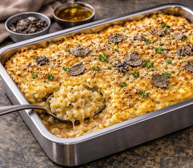 The Black Truffle Mac Royale Bake