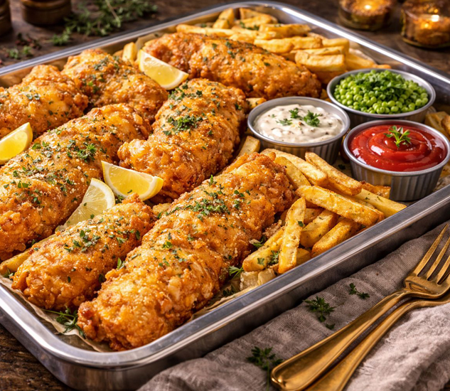 The Classic British Fish & Chips Feast