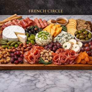 French-Circle-Charcuterie-&-Cheese-Board